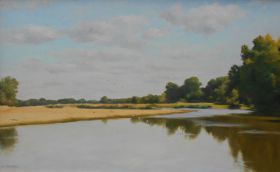 Rives de Loire un Soir d‘été 33 x 55 cm