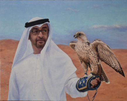 Crown Prince Mohammed bin Zayed Al Nahyan 92 x 73 cm