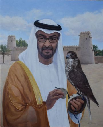 Crown Prince Mohammed bin Zayed Al Nahyan 81 x 65 cm